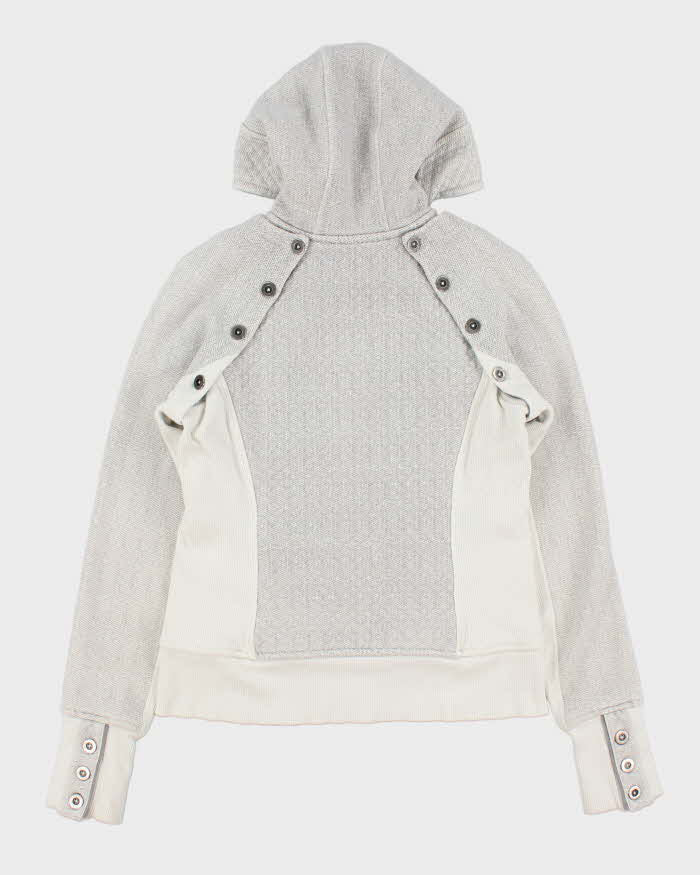 Lululemon Women's Herringbone Two-Tone Heavyweight Special Edition 'Scuba' Detachable Full-Zip Hoodie - S
