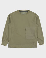 Arc'teryx Khaki Momenta LS Women's Technical Crewneck Sweatshirt - S
