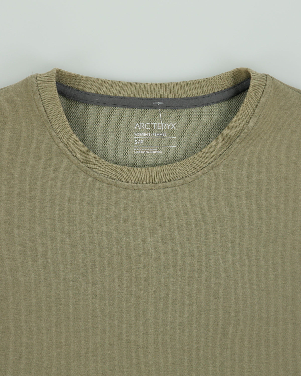Arc'teryx Khaki Momenta LS Women's Technical Crewneck Sweatshirt - S