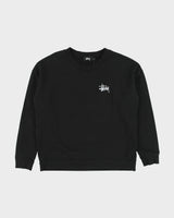 Vintage Stussy Women's Stock Logo Made In USA Crewneck Sweatshirt - S