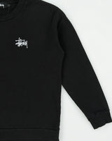 Vintage Stussy Women's Stock Logo Made In USA Crewneck Sweatshirt - S
