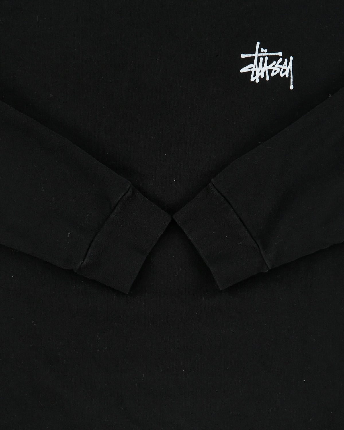 Vintage Stussy Women's Stock Logo Made In USA Crewneck Sweatshirt - S