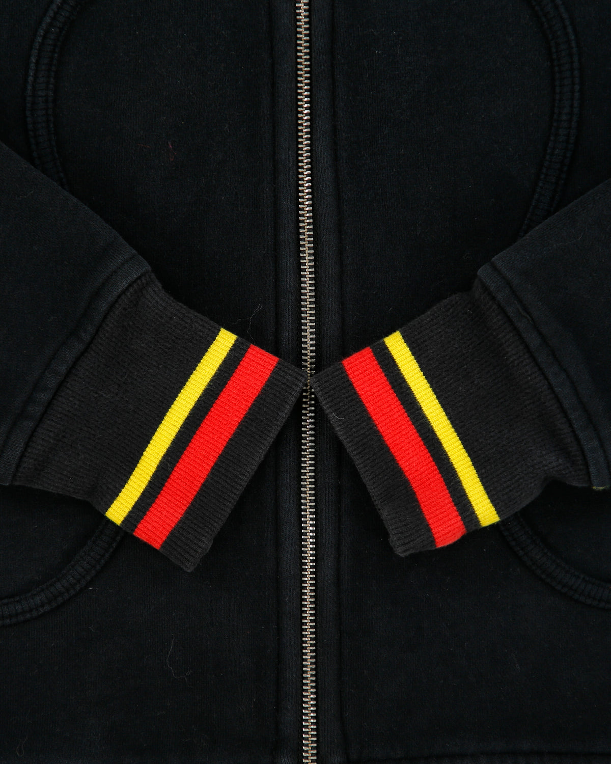 Vintage Lululemon Women's '2010 Winter Olympics Loophole Collection' Team Germany Heavyweight Zip-Up Scuba Hoodie - XS