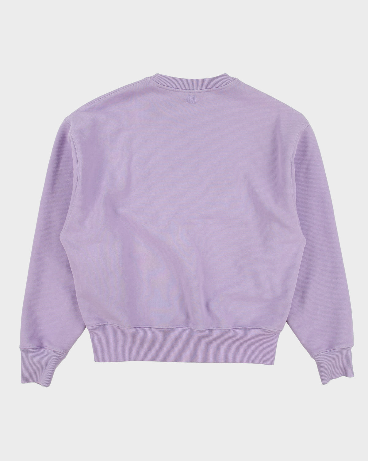 Ami Alexander Mattuissi Women's Violet Chain Stitch Ami De Coeur Oversized Crewneck Sweatshirt - M