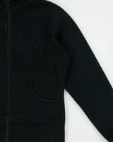 Vintage Lululemon Women's Heavyweight Fleece Lined Zip-Up Scuba Hoodie - L