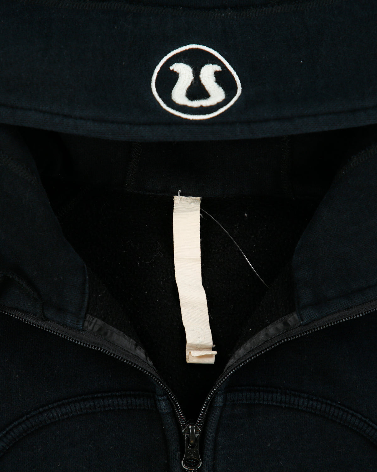 Vintage Lululemon Women's Heavyweight Fleece Lined Zip-Up Scuba Hoodie - L