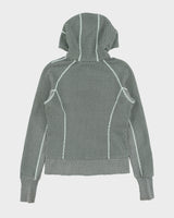 Lululemon Women's Heavyweight Fleece Lined Geometric Zip-Up Scuba Hoodie - XS