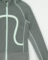 Lululemon Women's Heavyweight Fleece Lined Geometric Zip-Up Scuba Hoodie - XS
