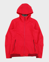 Vintage Arc'teryx Women's Hot Pink Covert Polartec Fleece Lined Zip-Up Hoodie - M