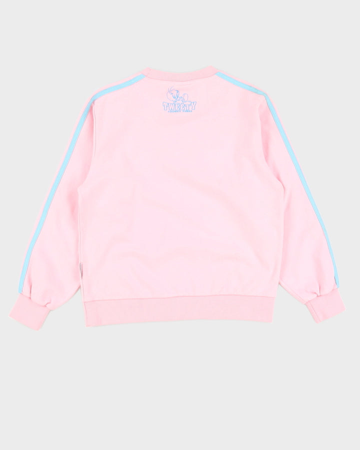 Y2K 00s Looney Tunes Pink Tweety Bird Sweatshirt - XS/S