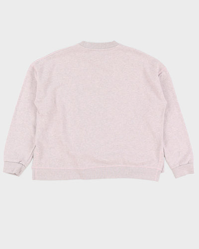 Ganni "Have A Nice Day" Oversize Cropped Sweatshirt - S/M
