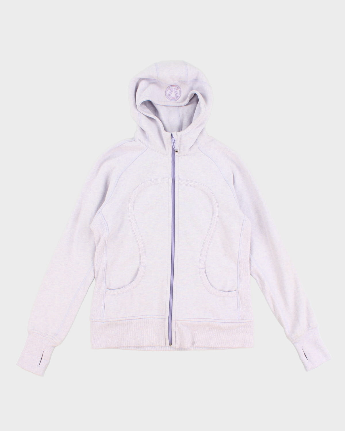 Lavender Lululemon Zip-Up Hoodie - M