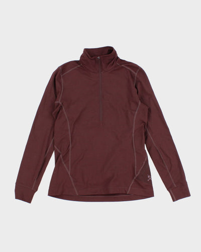 Arc'teryx Brown Quarter Zip Sweatshirt - S