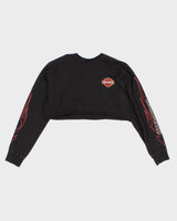 Women's Harley Davidson Crop Sweatshirt - M