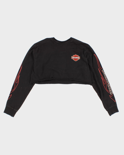 Women's Harley Davidson Crop Sweatshirt - M