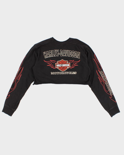 Women's Harley Davidson Crop Sweatshirt - M