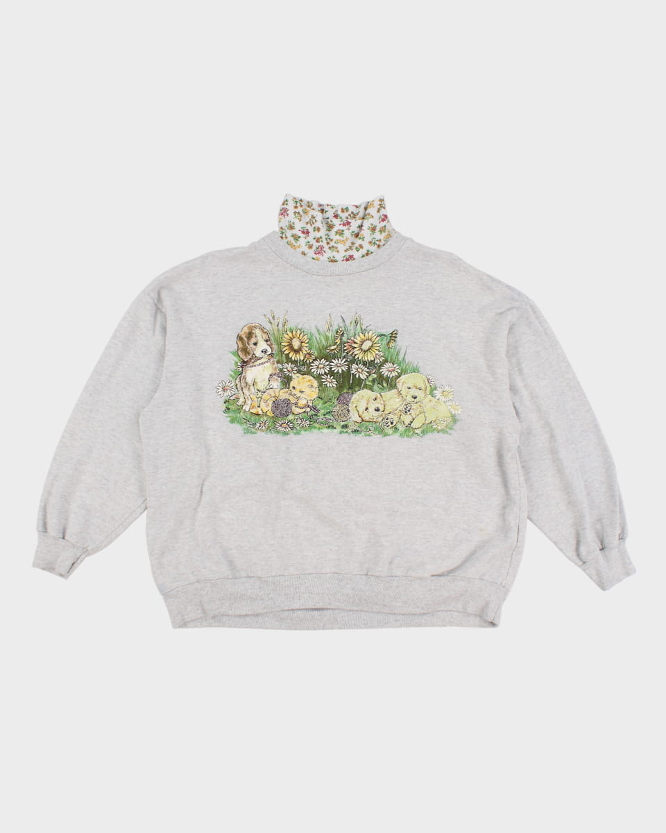 Vintage 1990's Women's Sweetheart Sweatshirt - M/L