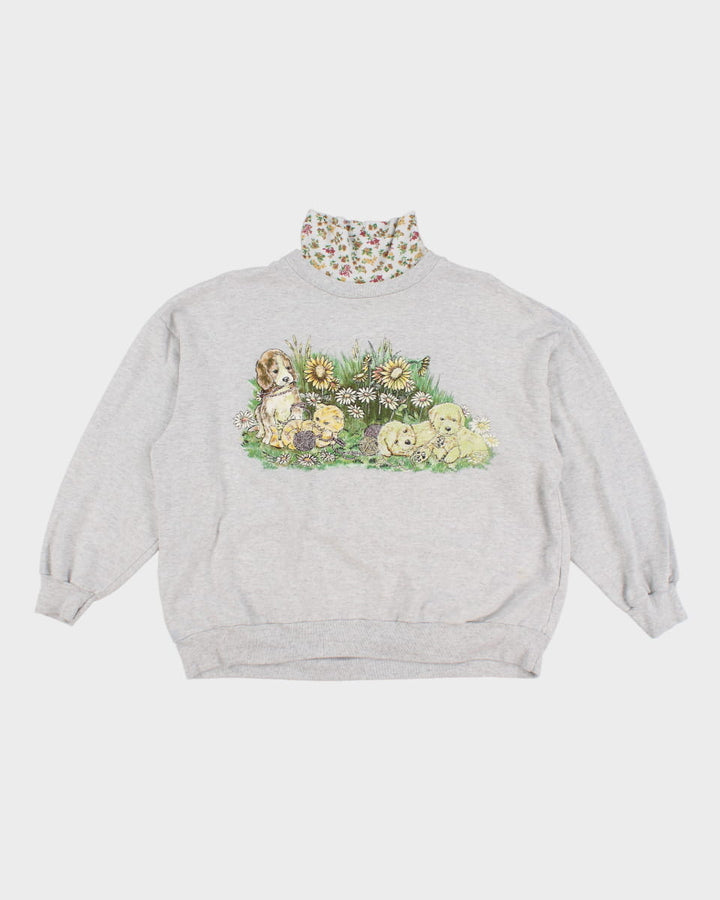 Vintage 1990's Women's Sweetheart Sweatshirt - M/L
