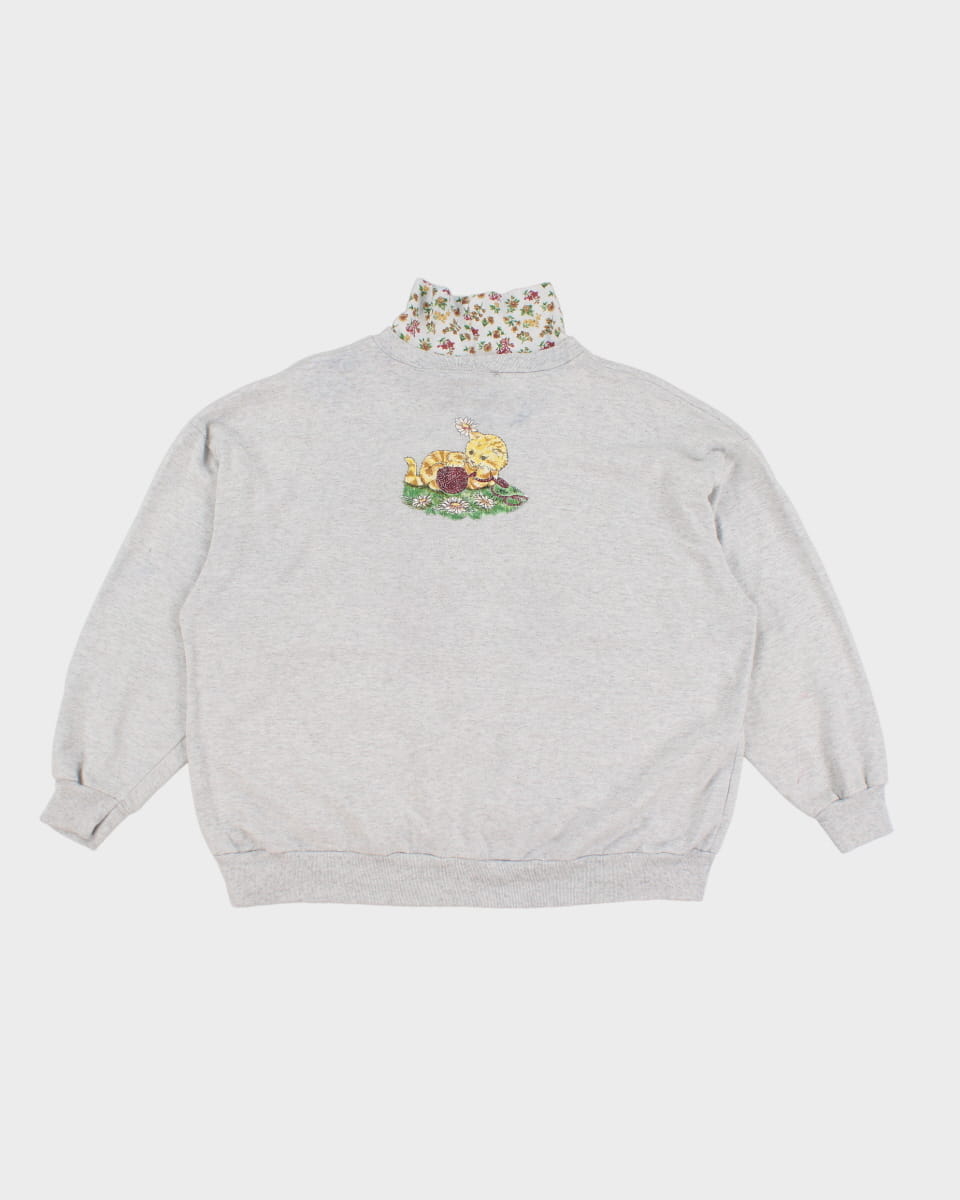 Vintage 1990's Women's Sweetheart Sweatshirt - M/L