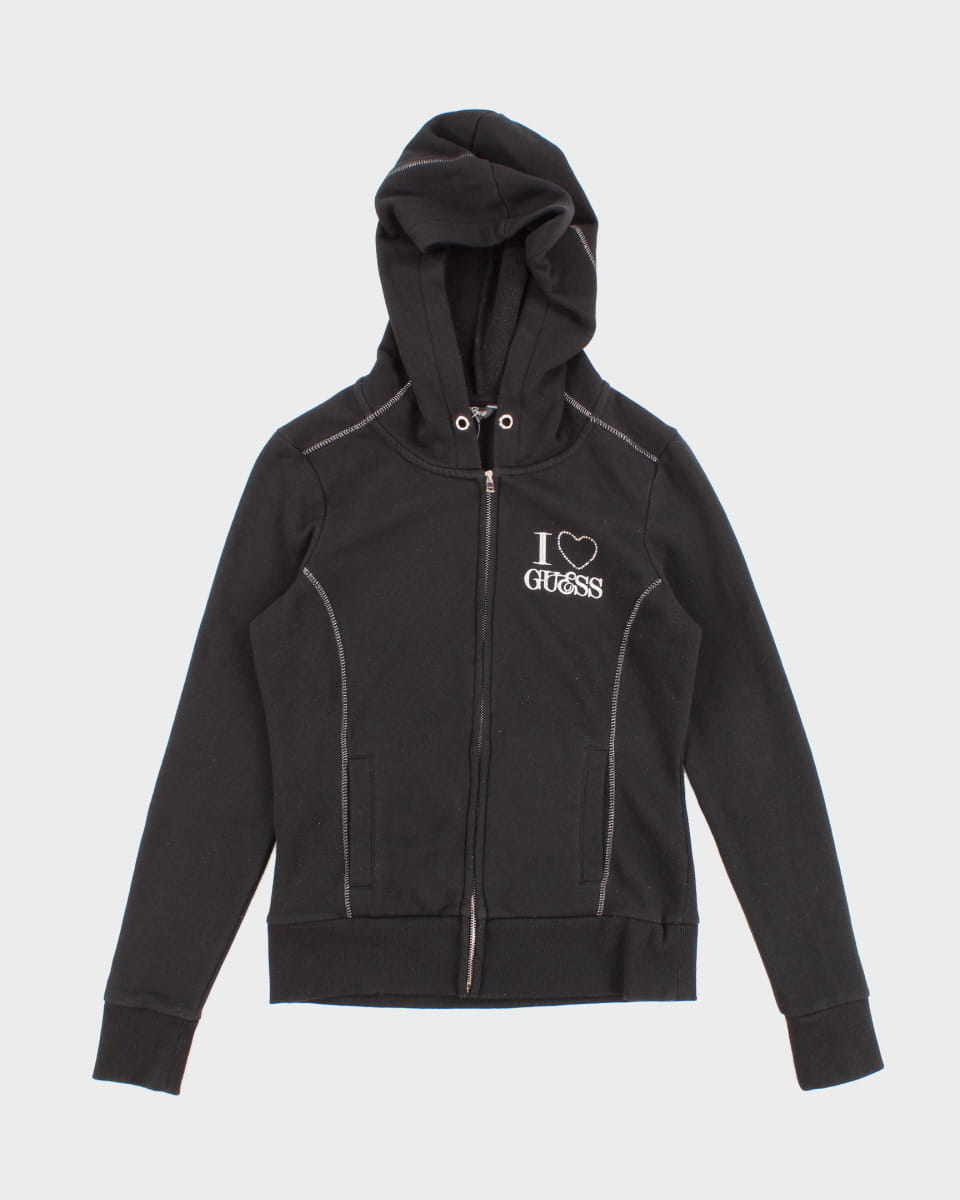 Y2K 00s Guess Zip Up Hoodie - M