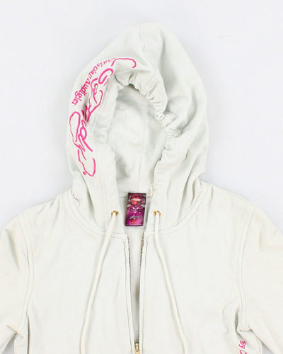 2000's Vintage Ed Hardy Graphic Print Mint Hoodie - M