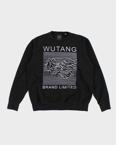 Womens Black Wutang x Joy Division Merch Hoodie - XL