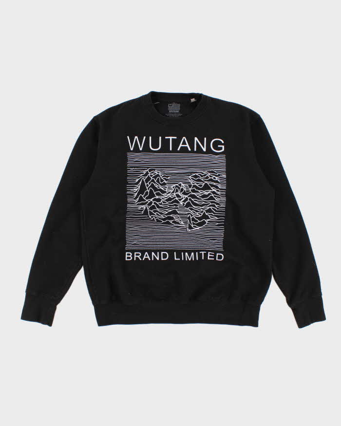 Womens Black Wutang x Joy Division Merch Hoodie - XL