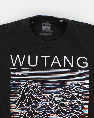 Womens Black Wutang x Joy Division Merch Hoodie - XL