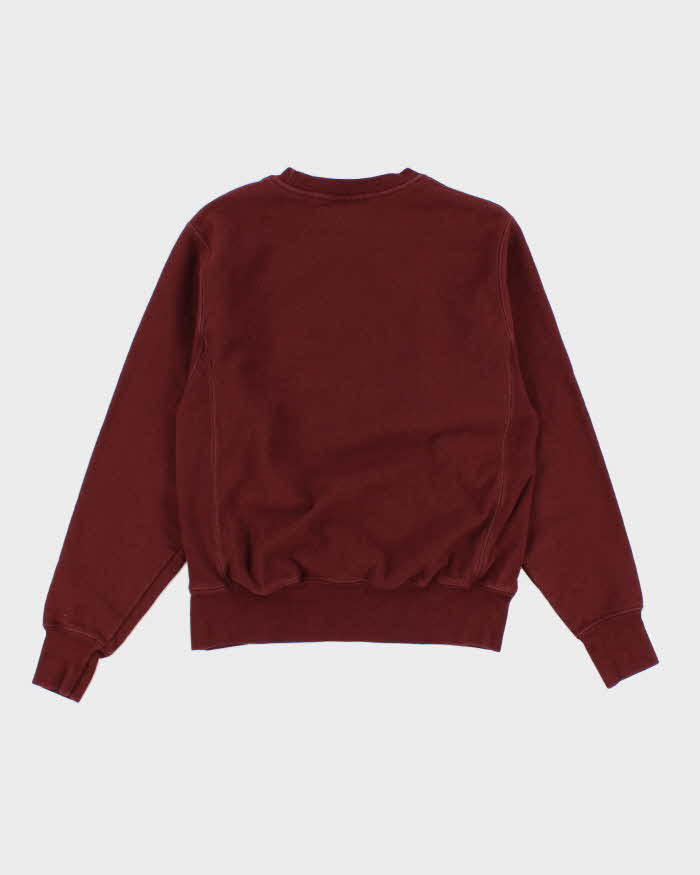 Burgundy champion sweatshirt womens on sale
