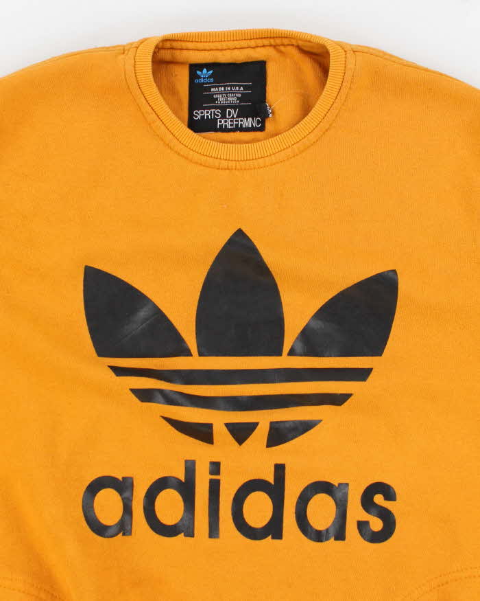 Sudadera Amarilla Con Logo Adidas Para Mujer Xxl - Main Image