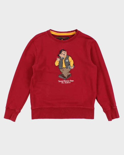 Teenie Weenie Bear Red Sweatshirt - S