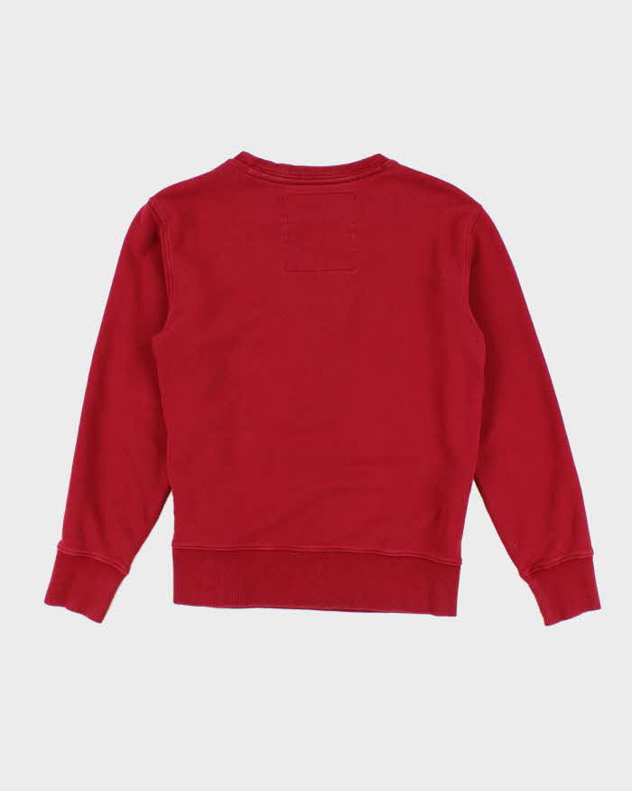 Plain red sweatshirt shop