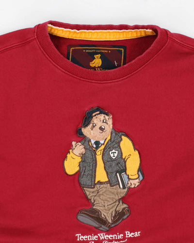 Teenie Weenie Bear Red Sweatshirt - S