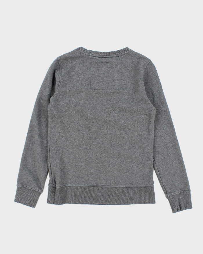 Teenie Weenie Bear Embroidered Grey Sweatshirt - S