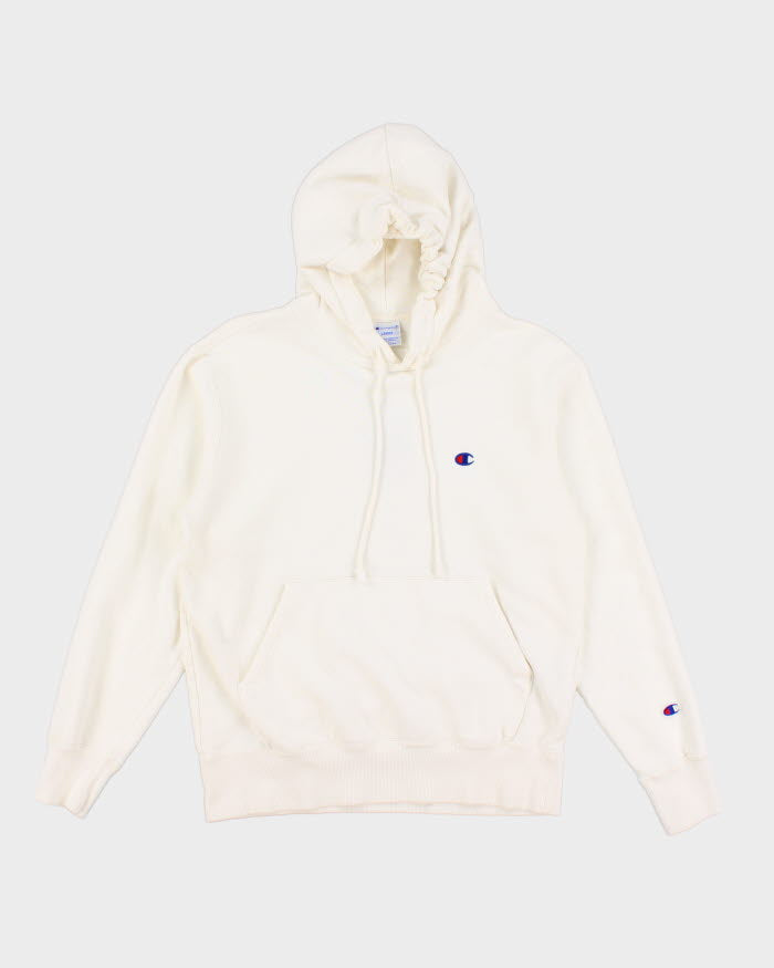 Champion Cream Hoodie - L