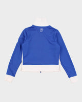Y2k 00s Nike Women's Blue Track Jacket - M