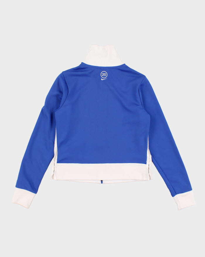 Y2k 00s Nike Women's Blue Track Jacket - M
