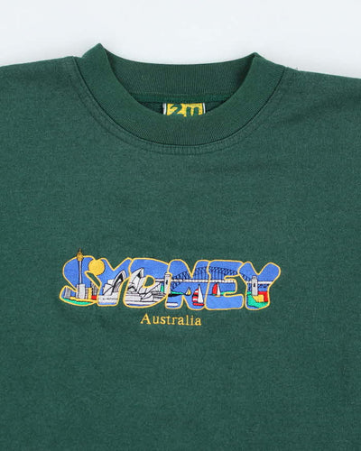 Vintage 90s Sydney Australia Green Sweatshirt - S