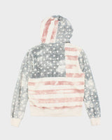 Vintage Y2K Ralph Lauren American Flag Zip Up Hoodie - M