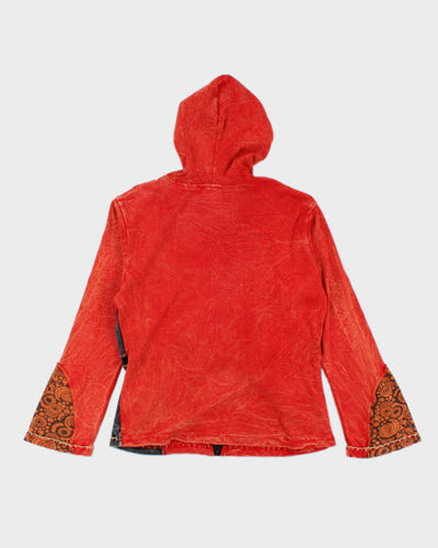Y2k 00s Ark Hippie Hoodie - M