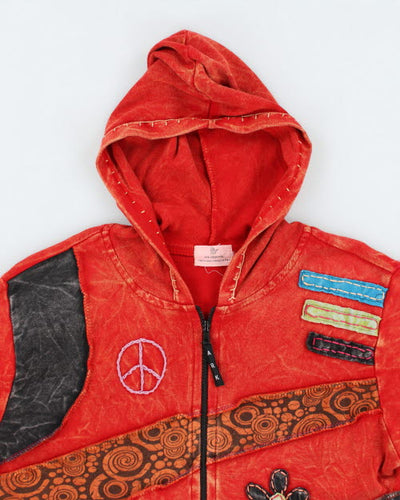 Y2k 00s Ark Hippie Hoodie - M