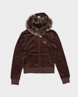 Y2k 00s LB-03 Velour Hoodie - M