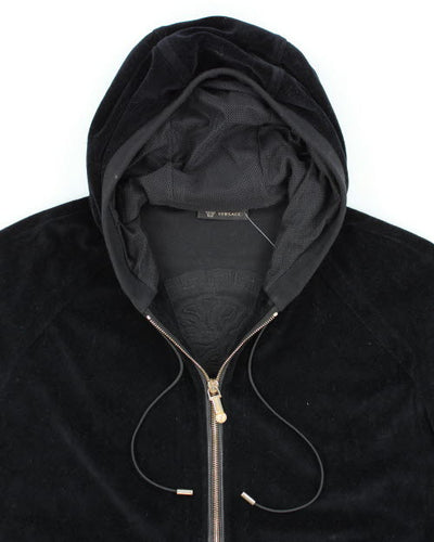 Versace Velour Hoodie - M