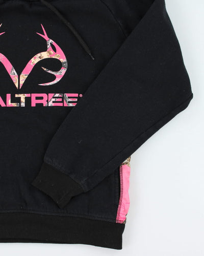 Vintage Y2K Real Tree Pink Camouflage Hoodie - L