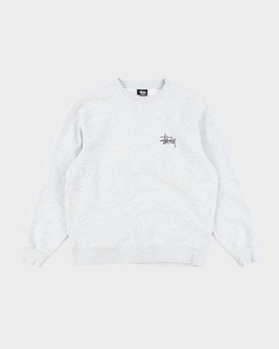 Stussy Grey Crew-neck Sweatshirt - S