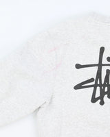 Stussy Grey Crew-neck Sweatshirt - S