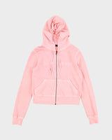 Y2k 00s DKNY Pink zip-up Hoodie - M