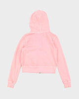 Y2k 00s DKNY Pink zip-up Hoodie - M