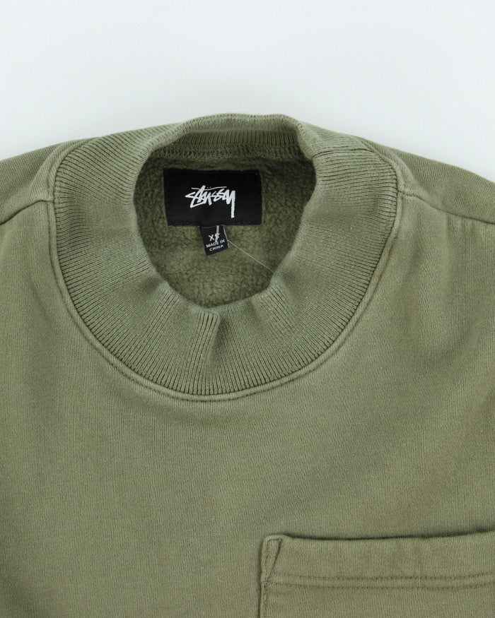 Vintage Stussy Shortsleeve Lightweight Sweatshirt - XS