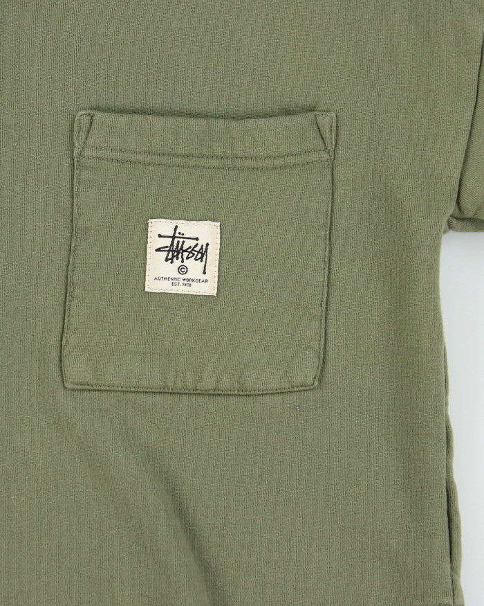 Vintage Stussy Shortsleeve Lightweight Sweatshirt - XS